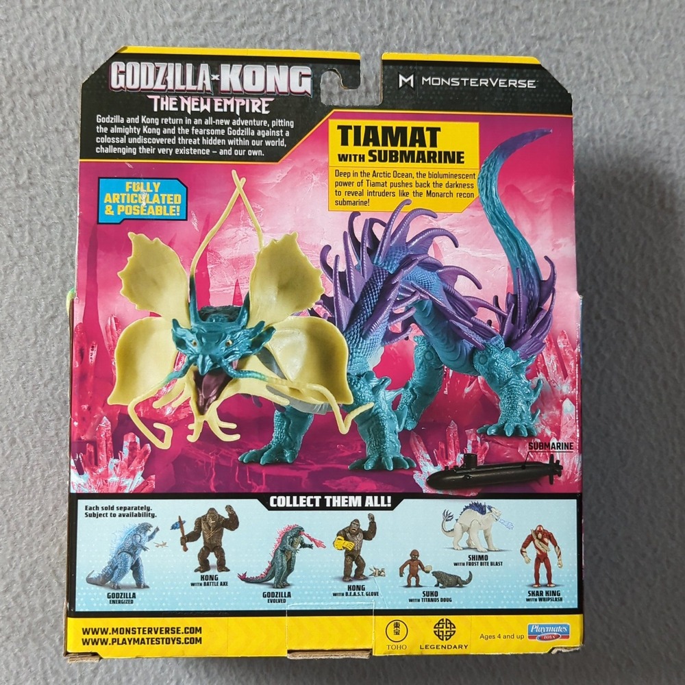 Playmates Godzilla x Kong The New Empire Tiamat Monsterverse Action Figure - Picture 3 of 10